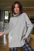 Balmoral Cargo Pocket Knit Jumper Grey /12 =